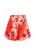 ERNESTINE  090S406 SHORTS FIORE ROSA/ROSSO 3471